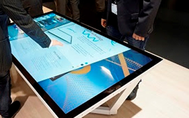 NEC’s InGlassTM Gets Touch Table Display Capabilities