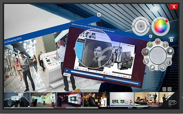 NEC’s Interactive Displays with up to 12 Touch-Points