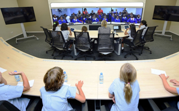 UAE Students Engage with their Kenyan Counterparts through Cisco Telepresence
