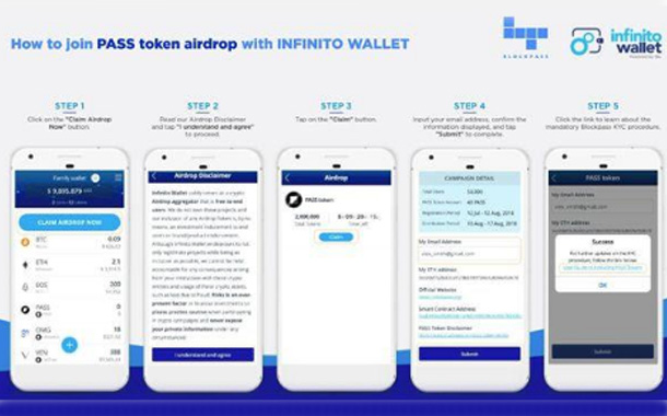 Blockpass Taps Infinito Wallet for 2M PASS Token Airdrop ahead of Listing