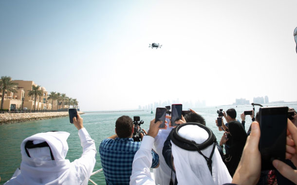 Ooredoo Showcases Power of 5G with Aerial Taxi