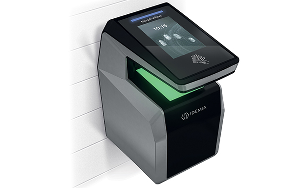 IDEMIA’s award-winning biometric technology, the MorphoWave Compact