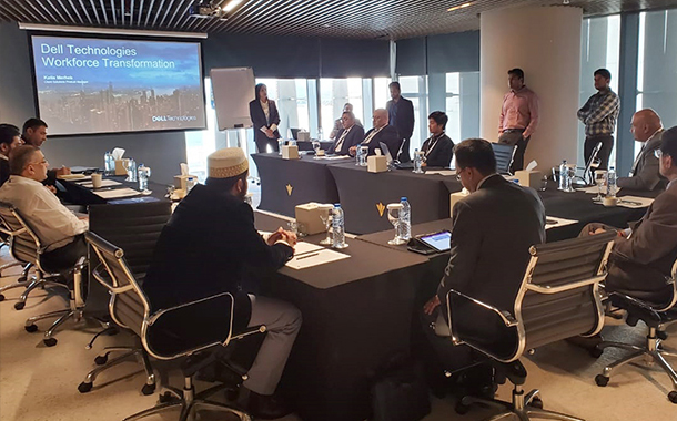 The presentations and discussions included Katia Merheb, Field Marketing Manager for Client Solutions at Dell Technologies. Katia Merheb explained that there is a transformation happening in how workers have access to devices