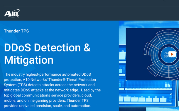 A10 Networks’ new DDoS defence provides 100 Gbps in a single virtual appliance