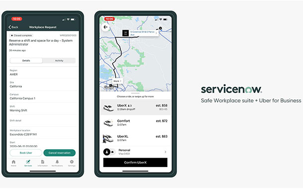 ServiceNow, Uber for Business partner to enhance employee safety during commutes