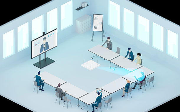 Sennheiser facilitates social distancing in meeting rooms with touchless audio