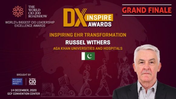 Russel Withers, Global Chief Information Officer of Aga Khan Universities and Hospitals.