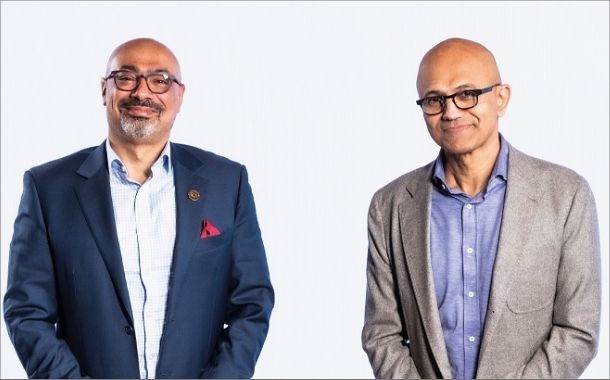 Hatem Dowidar, CEO e& and Satya Nadella, CEO Microsoft, extend collaboration for value creation