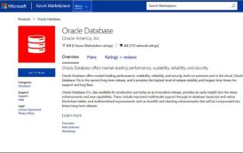 Oracle Database Service for Microsoft Azure now available in Azure Marketplace