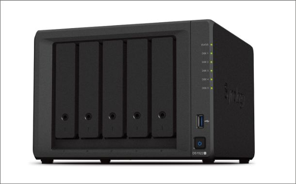 Synology announces 5-bay Synology DiskStation DS1522+ with scalability for 10 additional drives
