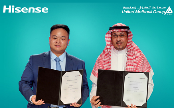 Hisense partners with Saudi Arabia’s United Matbouli Group for in-country distribution